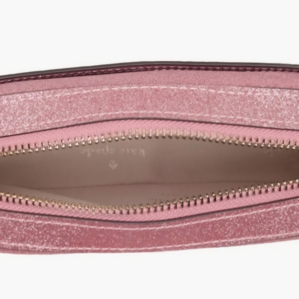 Kate Spade Glimmer Pink Mitten Oval Camera Crossbody Bag - Picture 13 of 16